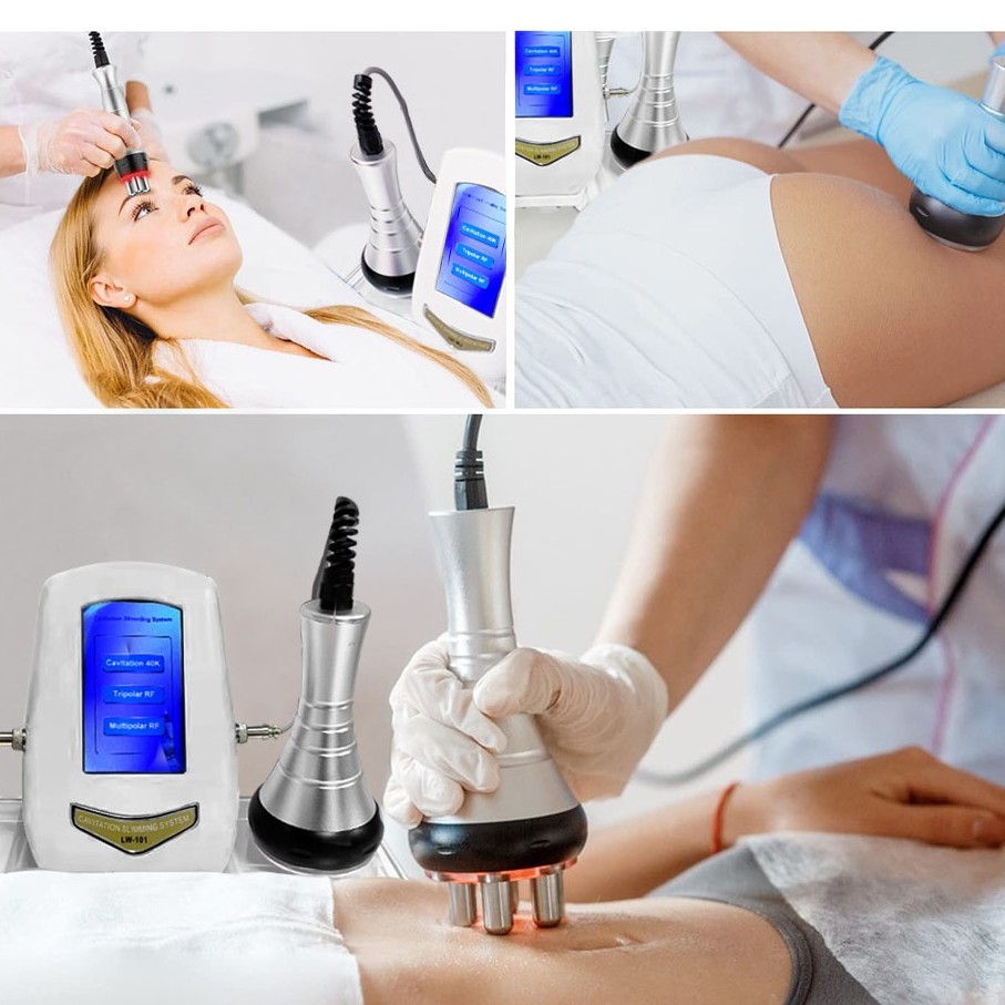 Professional 3 In 1 Facial Body Beauty Skin Care Machine with 3Heads Spa Use NEW