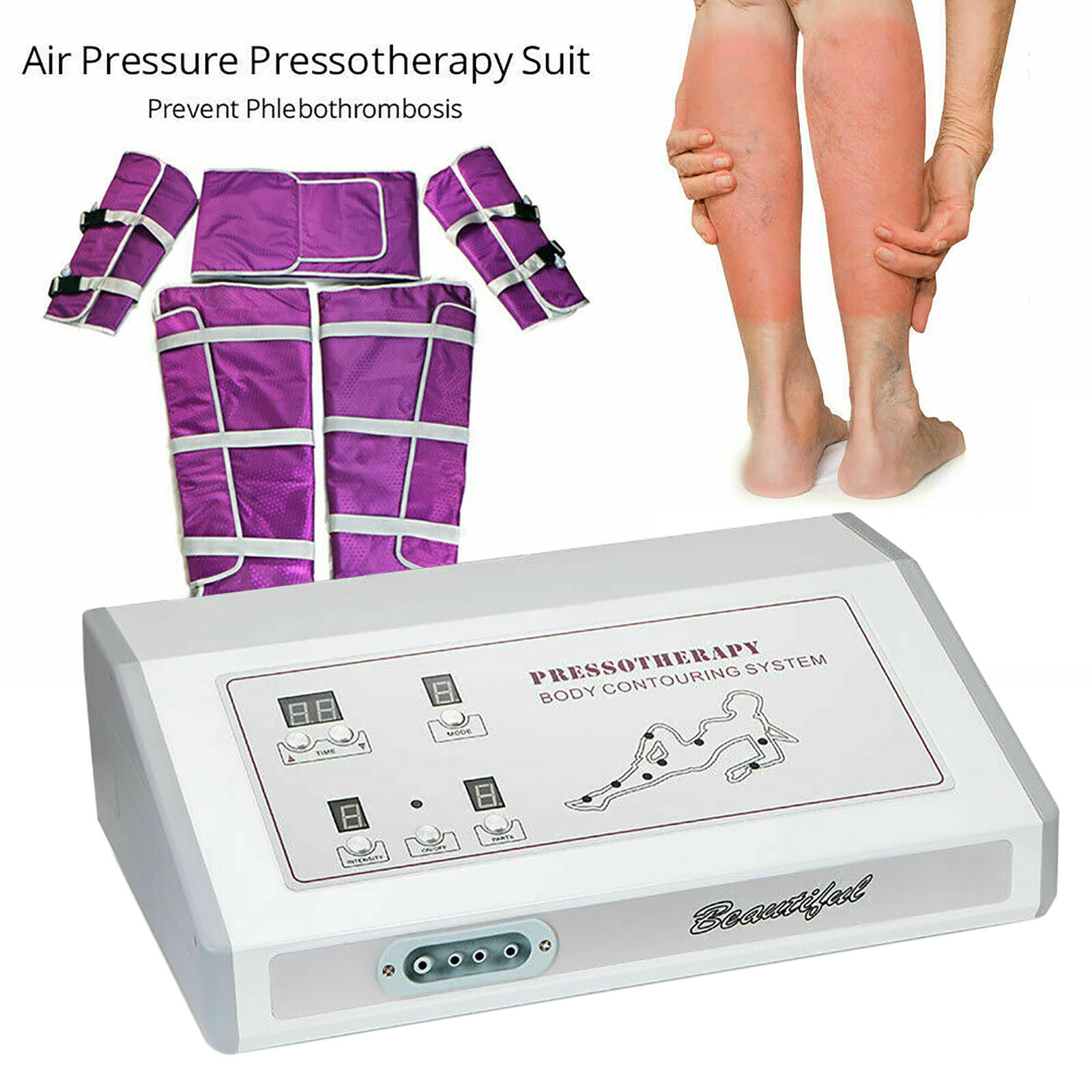 Air Pressure Pressotherapy Lymphatic Drainage Weight Loss Machine Slimming Set
