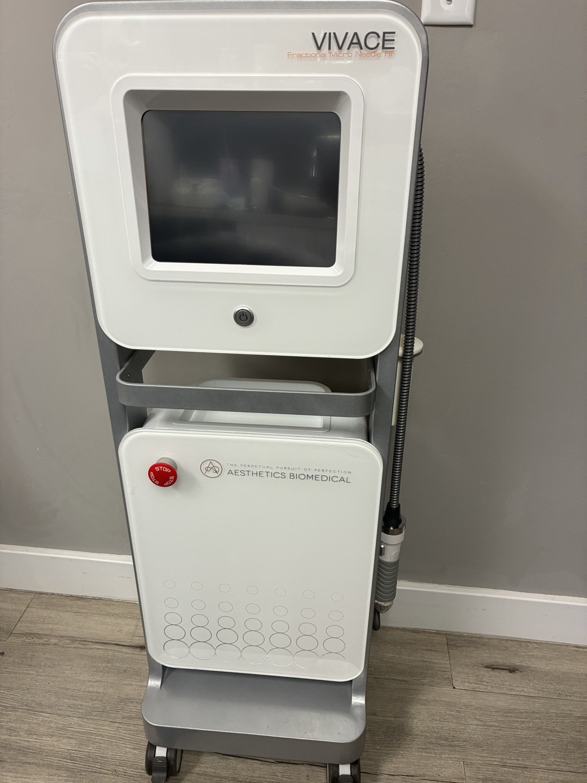 Aesthetics Biomedical Vivace RF Microneedling Cart-Mounted Skin Tightening
