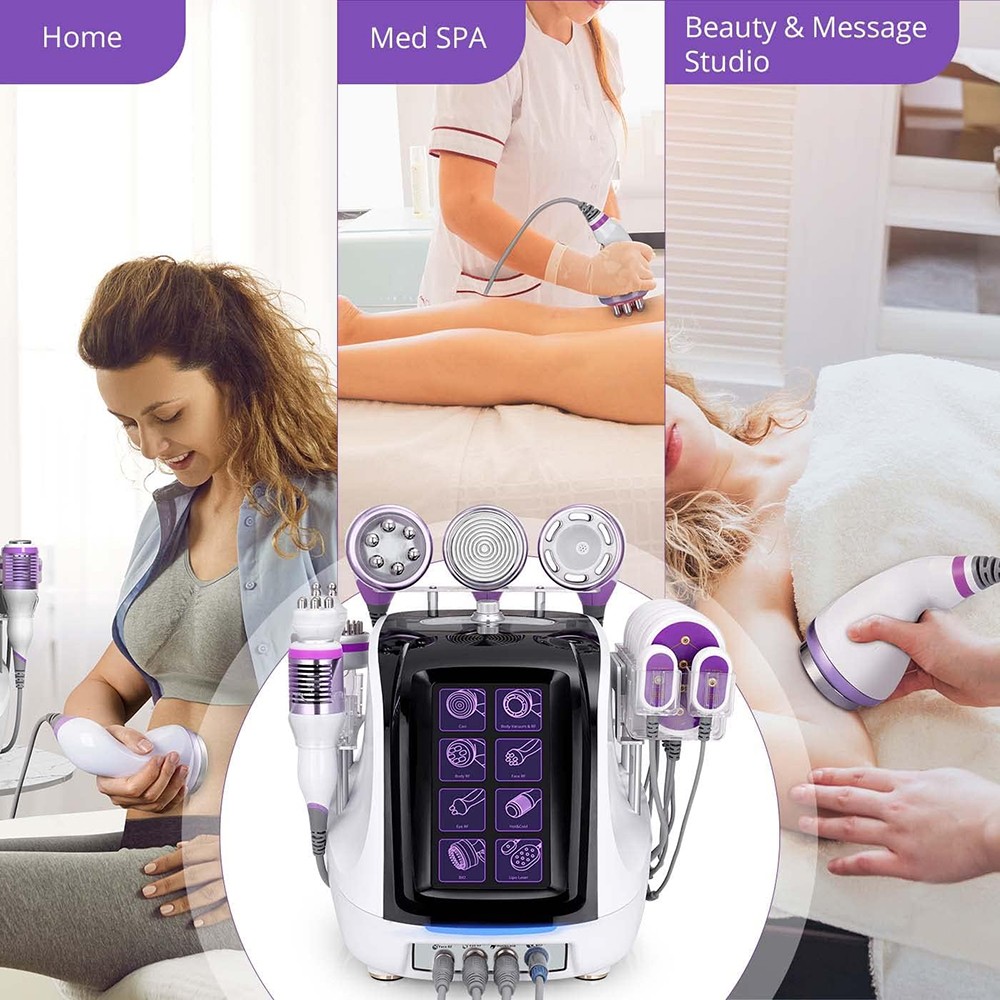 Opened Multifunction 9in1 Beauty Machine for Body Massage Facial Skin Care Salon