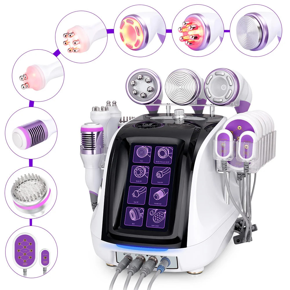 Multifunction 9 in 1 Beauty Machine for Body Massage Facial Skin Care Salon Use