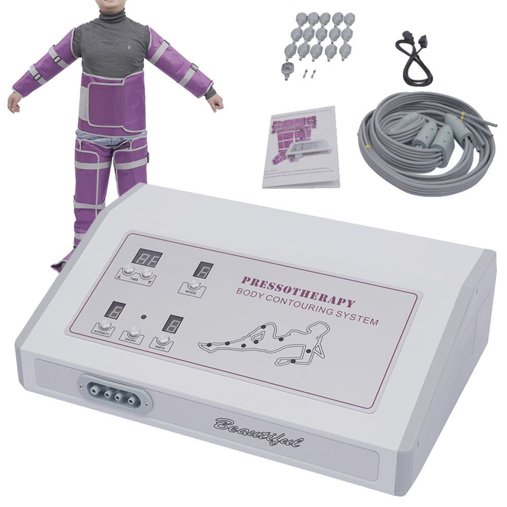 Air Pressure Massage Machine 7 Levels 6 Modes Body Slimming Suit for Home Beauty