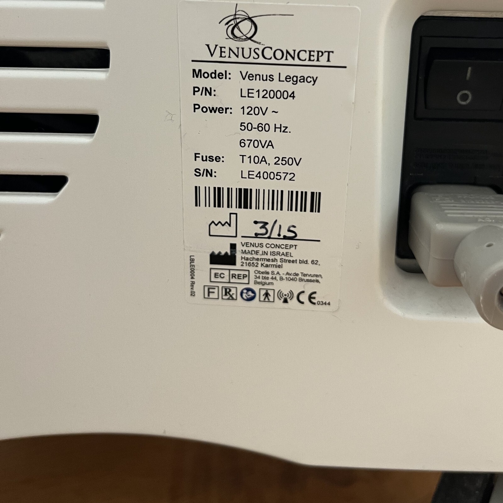 Venus Legacy Radiofrequency for Fat Melting and Cellulite Treatment