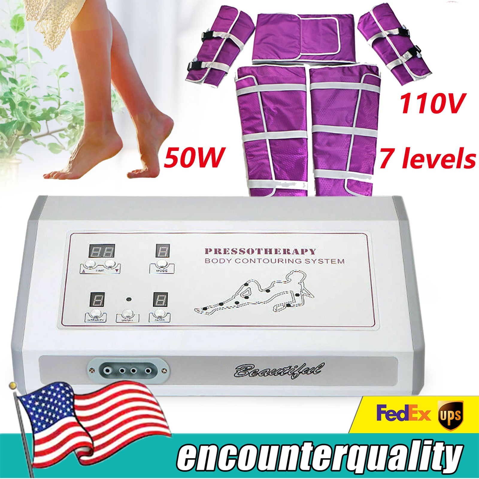 Air Pressure Slimming Suit Pressotherapy Body Contouring Weight Loss SPA Machine