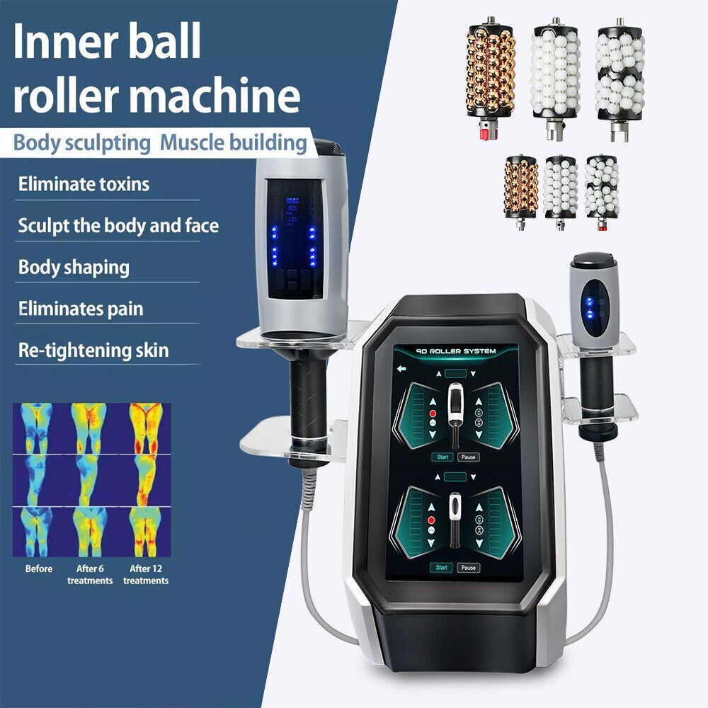 2 in 1 9D Inner Ball Roller Machine Lymphatic Drainage Body Massage Taut Skin