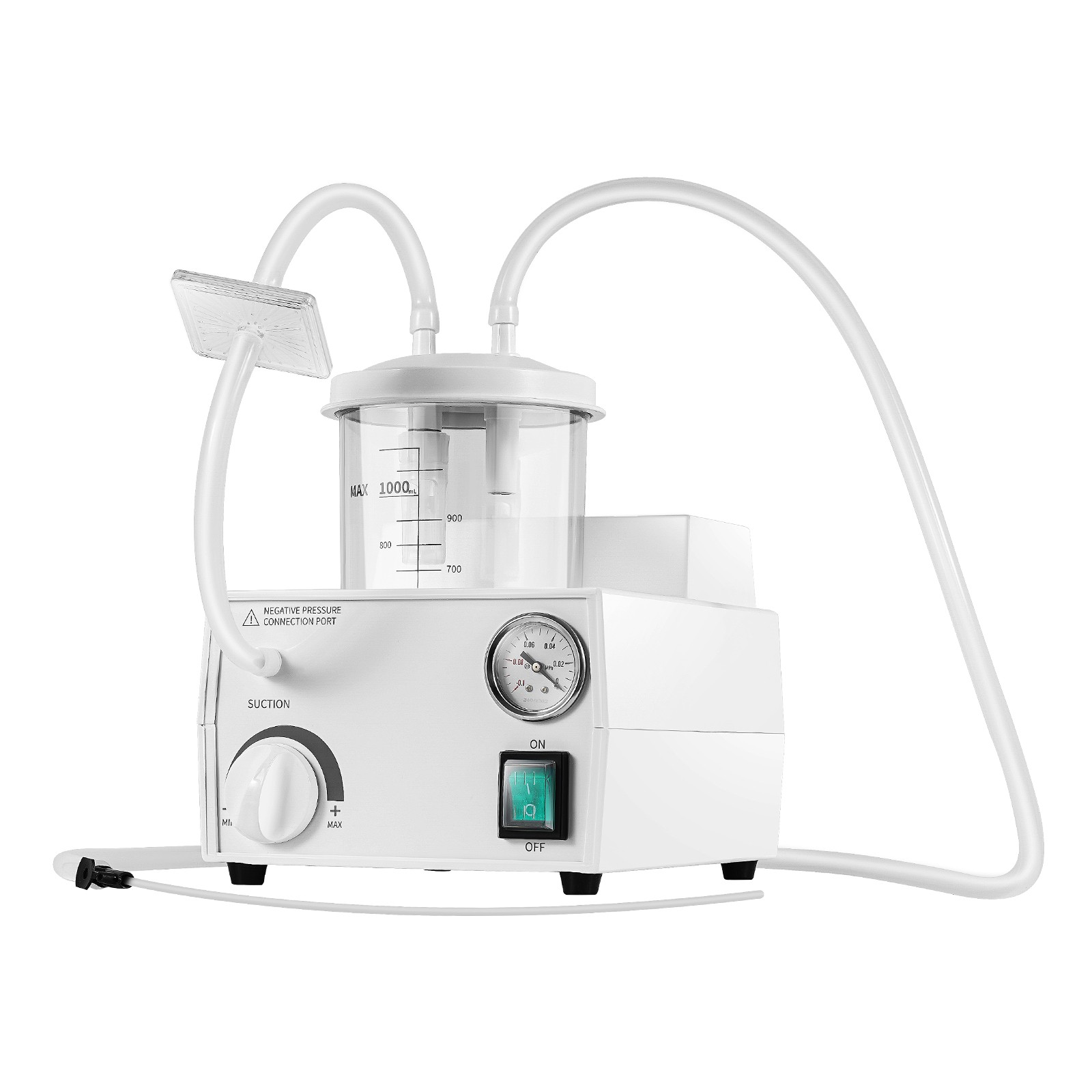110V Portable Phlegm Suction Unit Sputum Aspirator Machine Medical Vacuum Pump