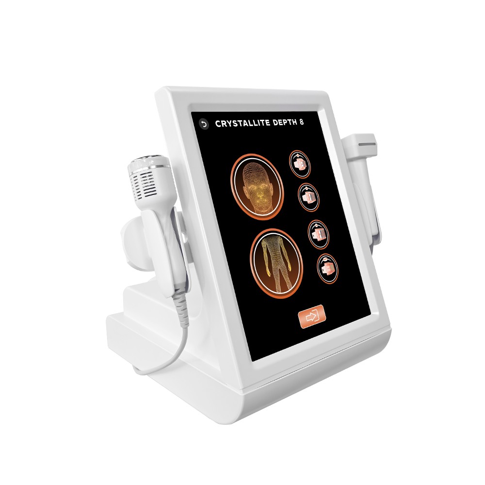 2025 Professional M8 Fractional Gold RF Beauty Spa Machine Face Lift Cold Hammer