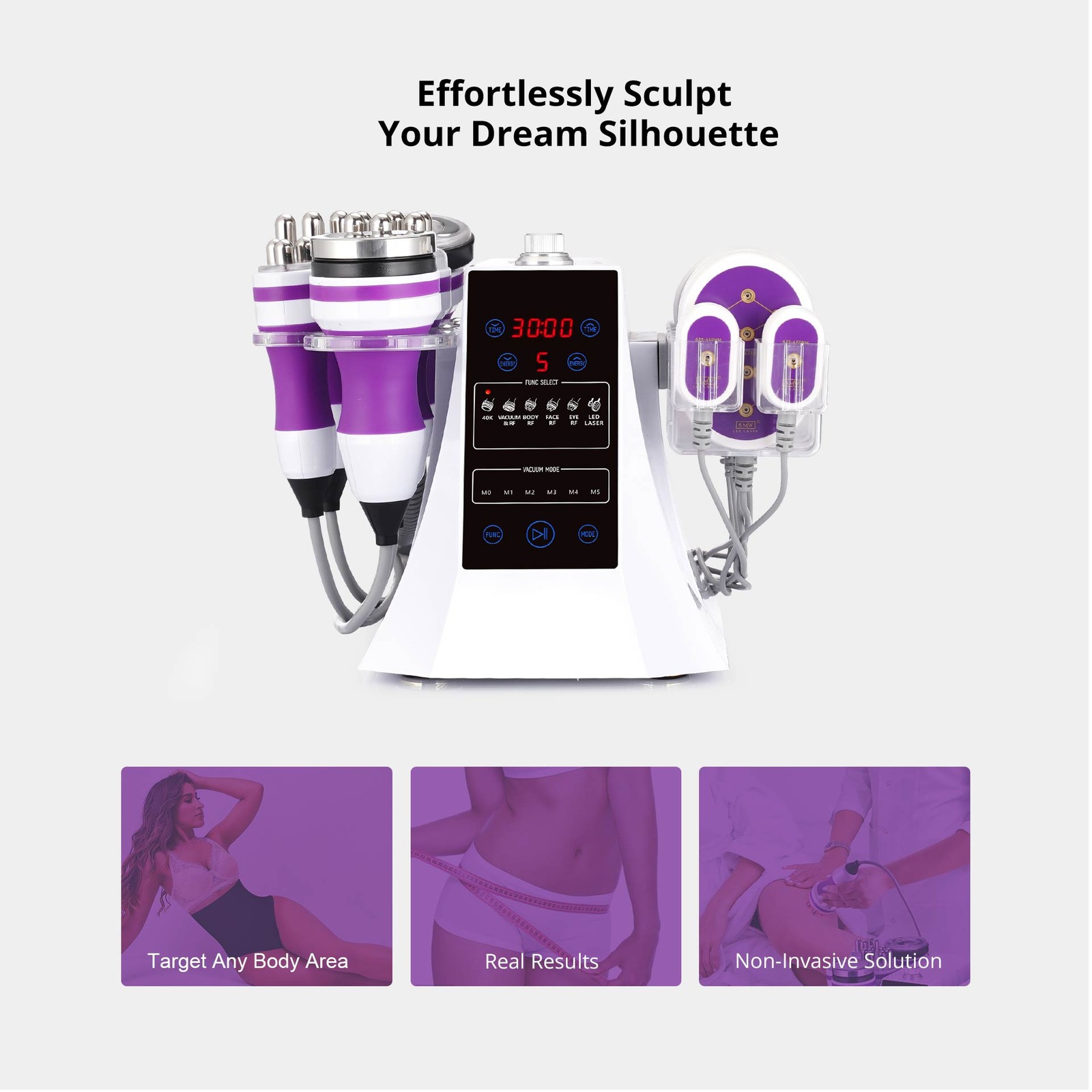 6 in 1 Beauty Machine for Body Massage Facial Skin Care Skin Lifting Lost WeigkY