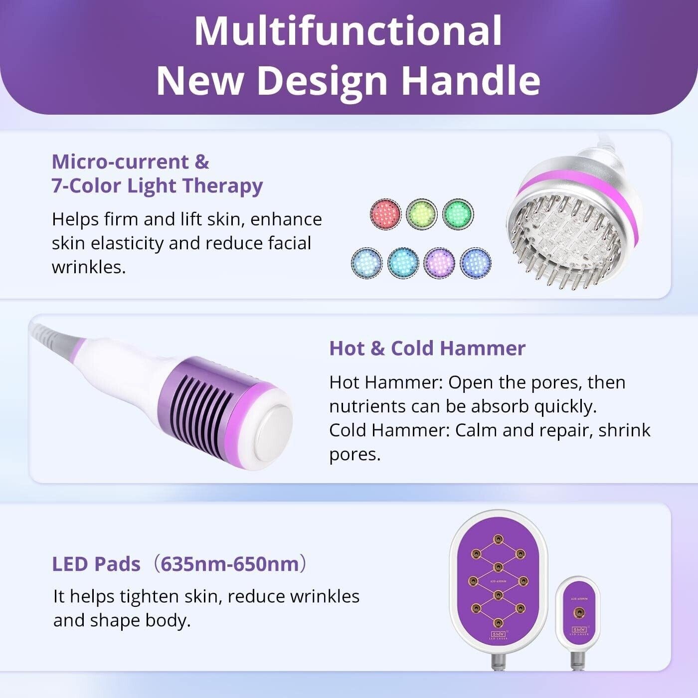Advanced 9 in 1 Beauty Machine for Skin Firmness & Silhouette Improvement Salon