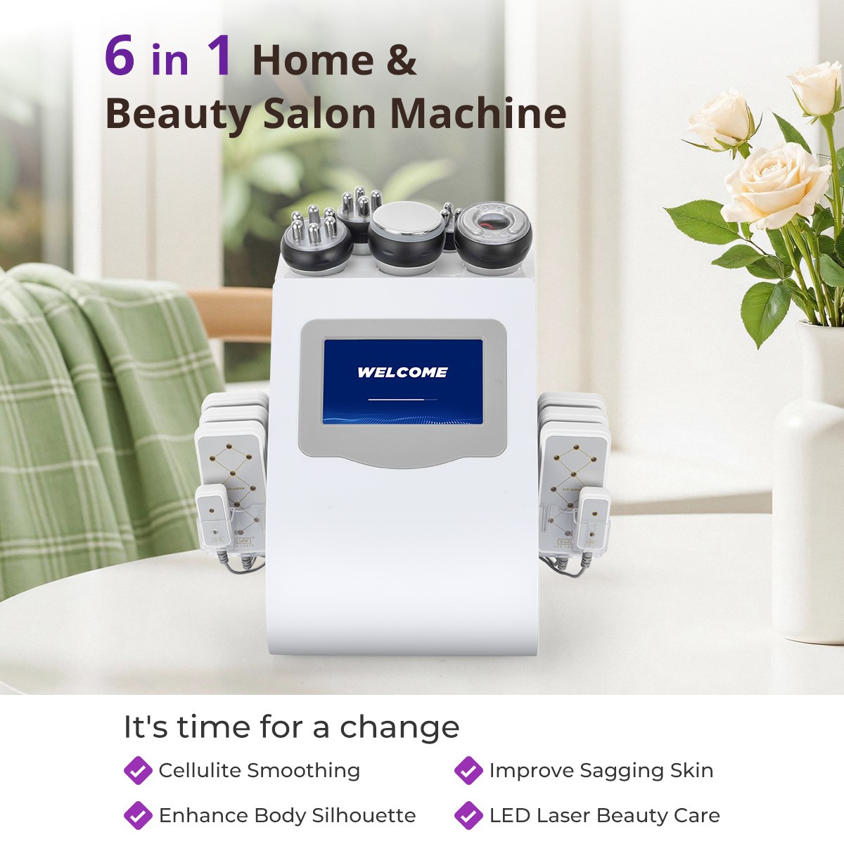 6 in 1 Beauty Machine for Body Massage Facial Skin Care Skin Lifting Lost Weig78