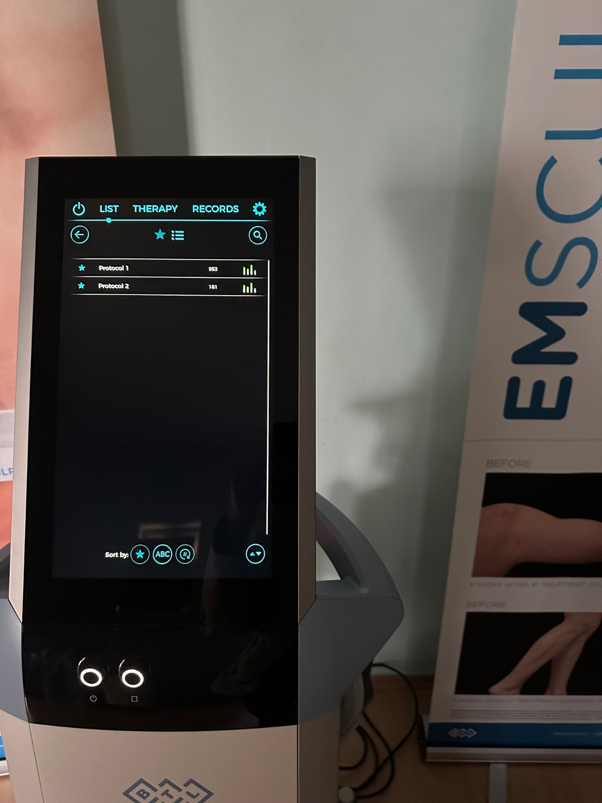 BTL EMSCULPT 201 – Excellent Condition–Low usage- 2 Large +2 Small Applicators