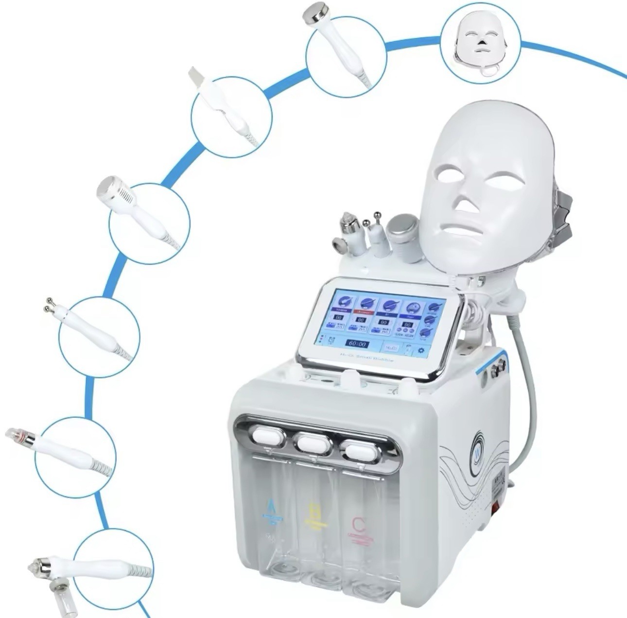 Facial Machine Salon Grade Aesthetics Skin Care 7 In 1 Beauty Equipment At Home
