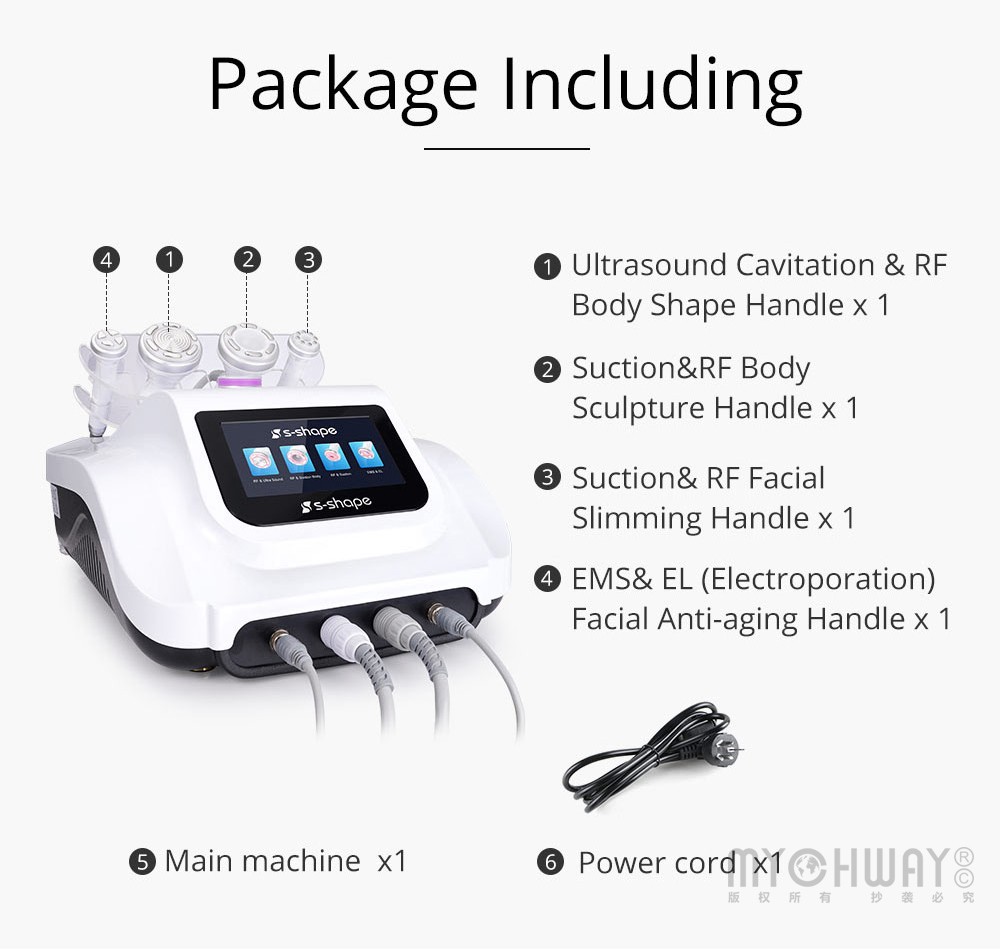 4 in 1 Beauty Machine for Body Massage Facial Care Skin Lift Loss WeigU S-SHAPE8
