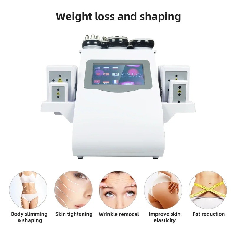 Desktop Slimming and Body Contouring Device Multi-Function Beauty Device 6-in-1