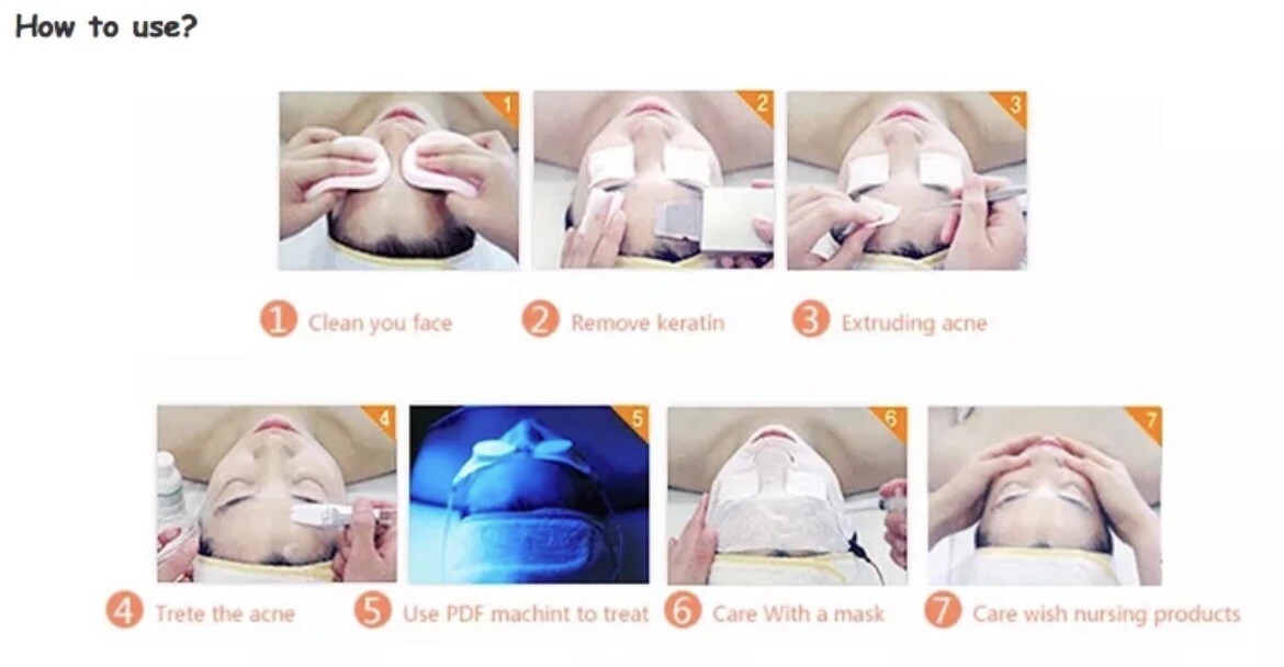 anti-aging skin care led bio photon theraphy dermatology