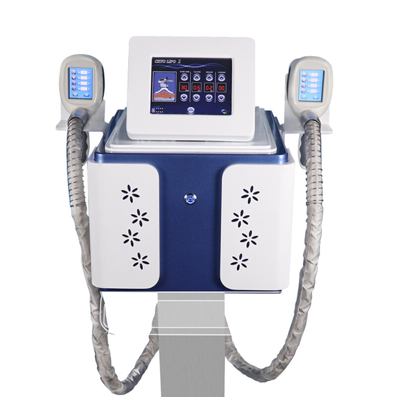 2 Handles Freezing Cold Sculpt Body Massager Double Chin Removal Beauty Machine