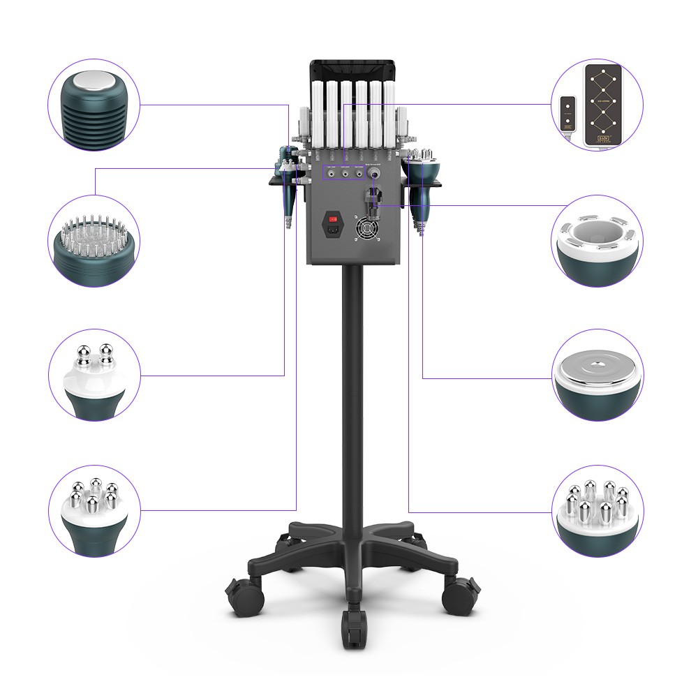9 in 1 Beauty Machine for Skin Smoothing & Enhance Body Curves Vertical Model