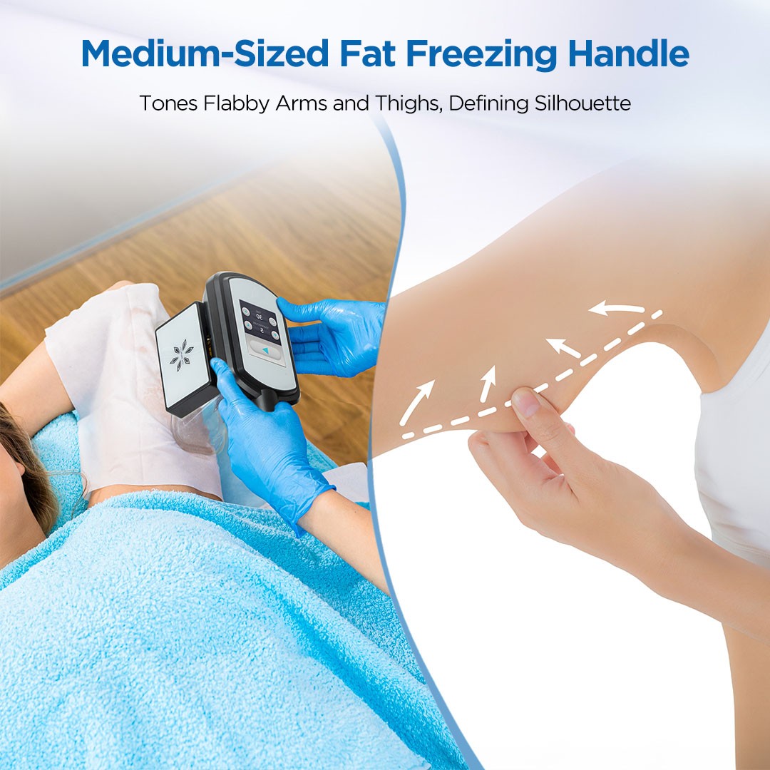 4 Handles Freezing Double Chin Removal Cool Therapy Body Massager Beauty Machine