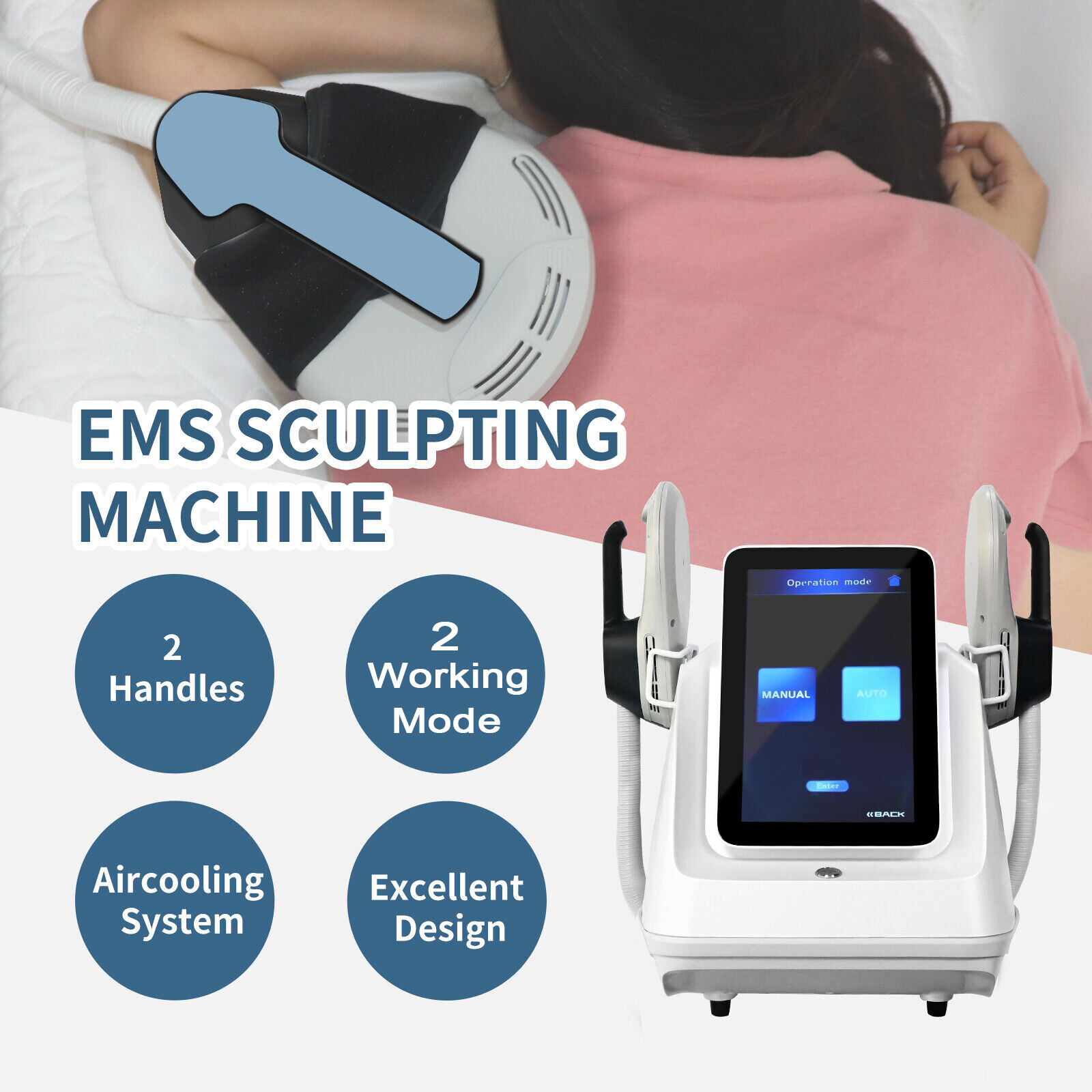 Body Fat Reduce Slimming Machine Sculpting Muscle Building Buttocks Exercises