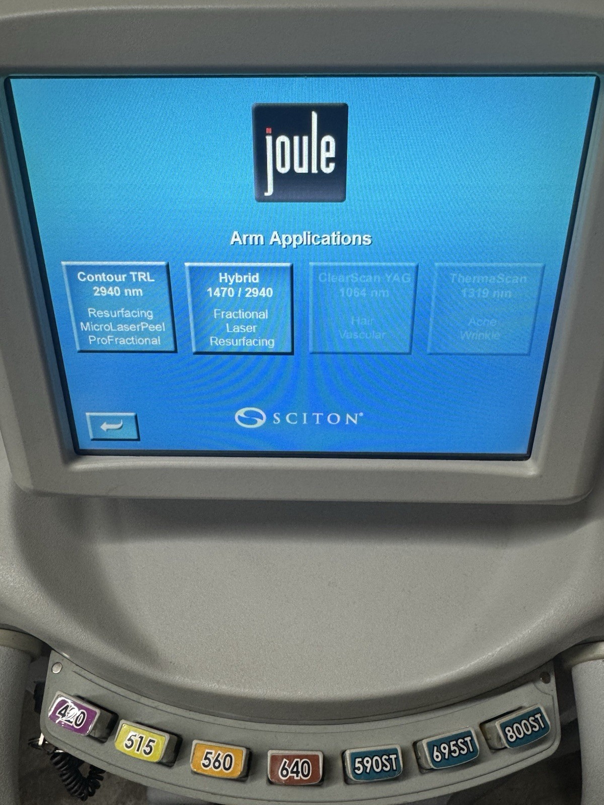 2017 Sciton Joule7 with BBL, Halo, 2940