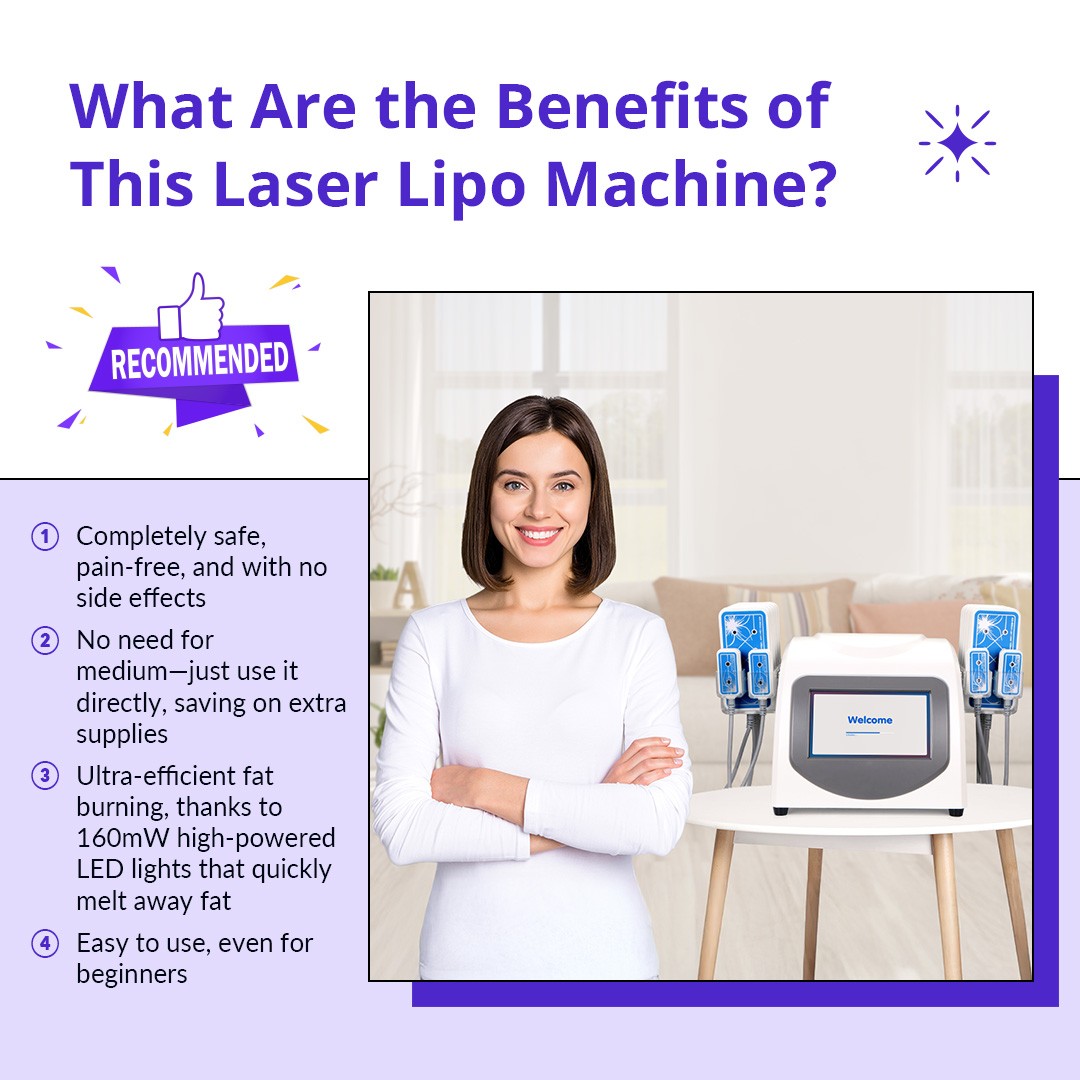 Dual Wavelength 635nm 650nm Laser Beauty Machine for Body Massage Facial Care US