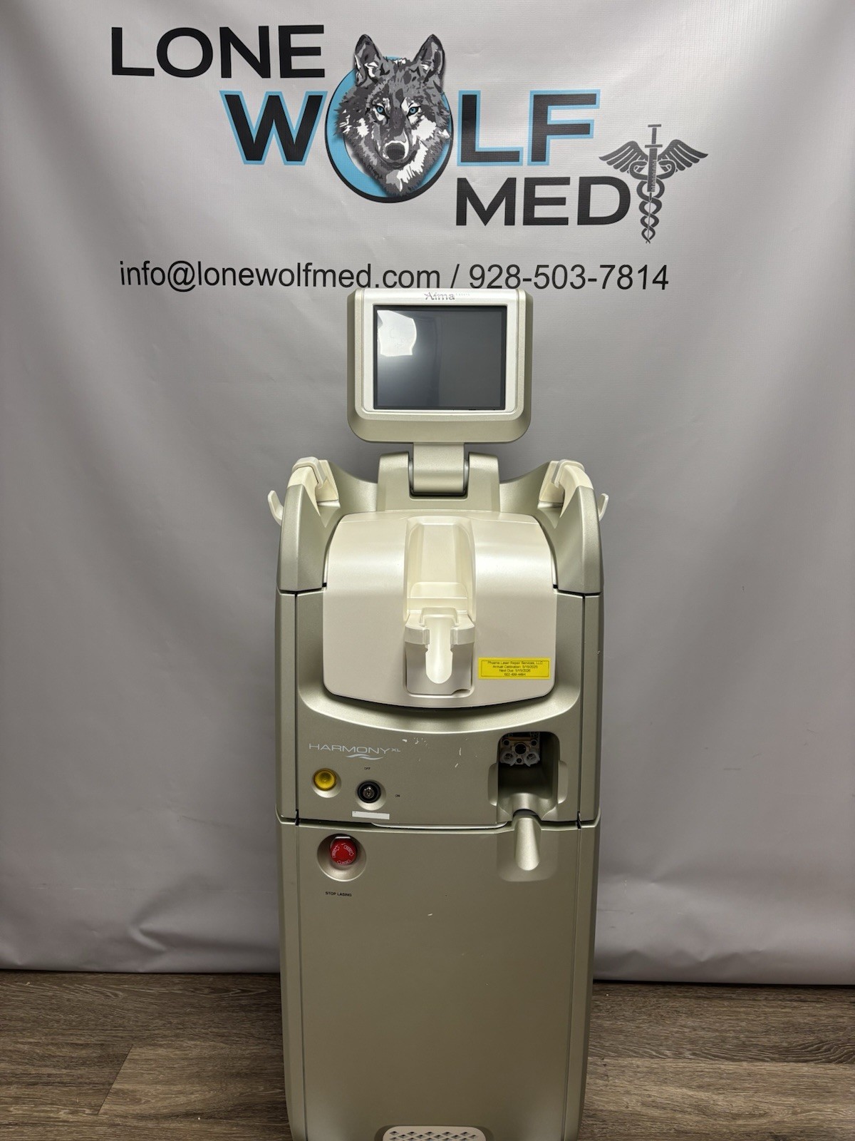 Alma Harmony XL 2015 with 540, Dye VL and I Pixel hand pieces