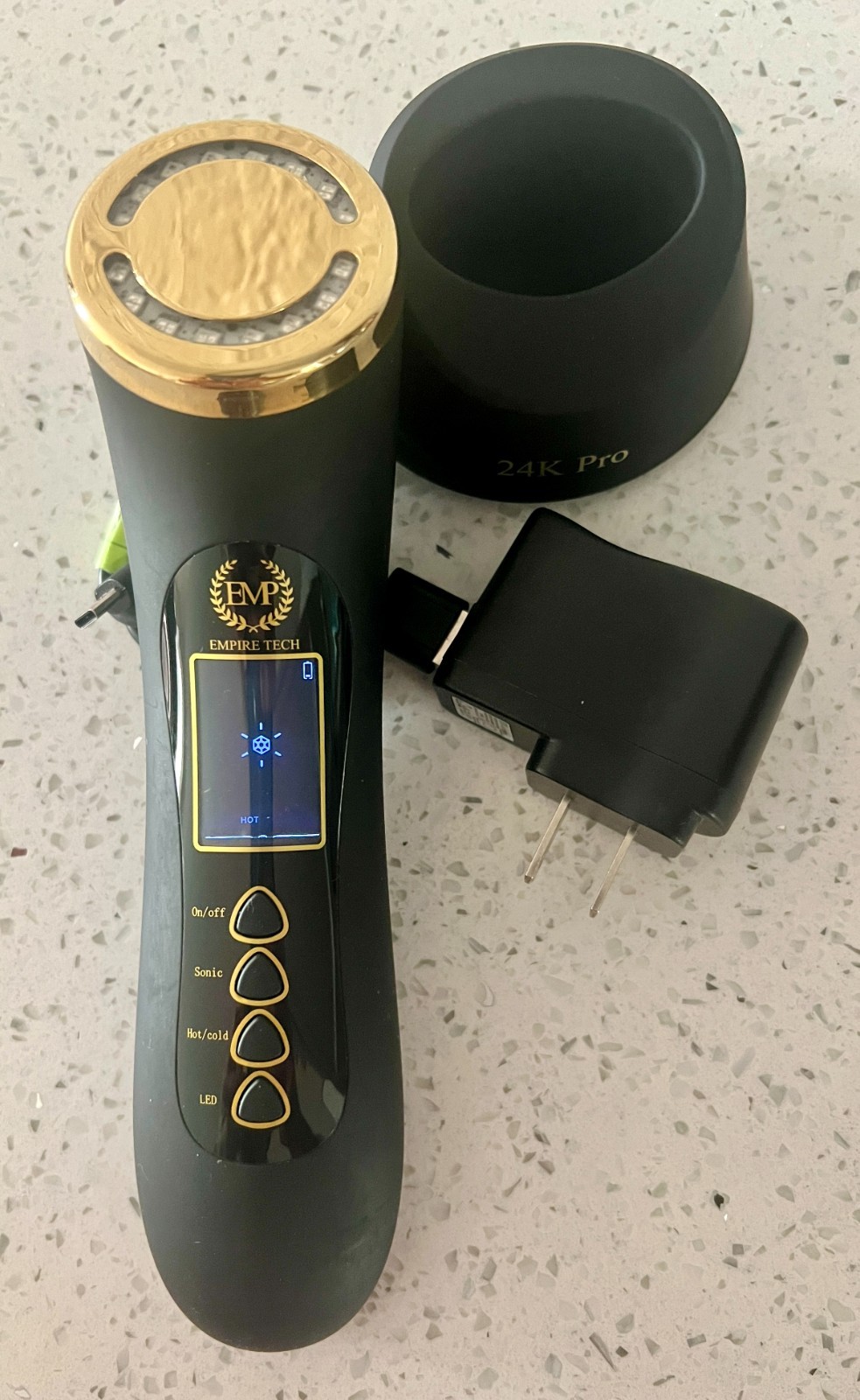 Empire Tech 24K GOLD PRO Red Light Therapy Wand – With 4 Light Treatment Options