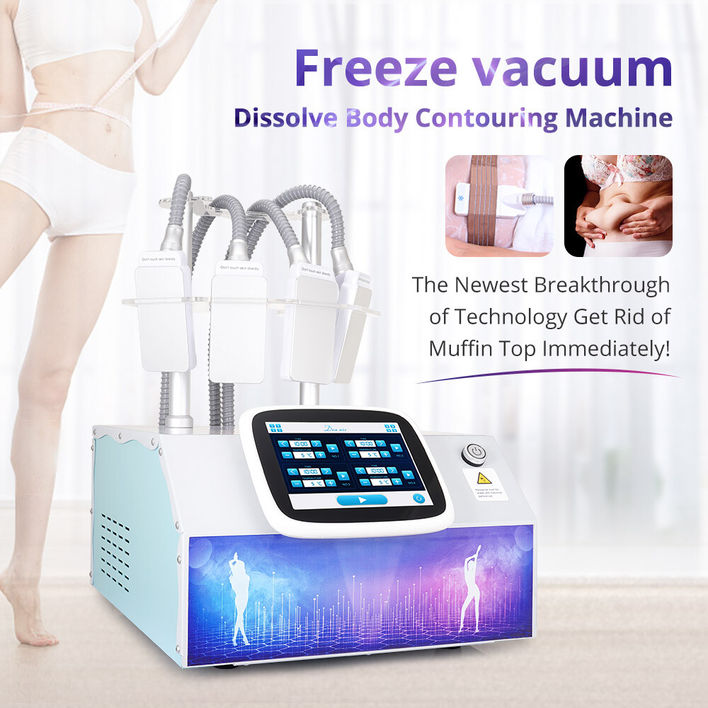 4 Pad Cool Beauty Machine for Body Silhouette Improvement Pro Salon Equipment