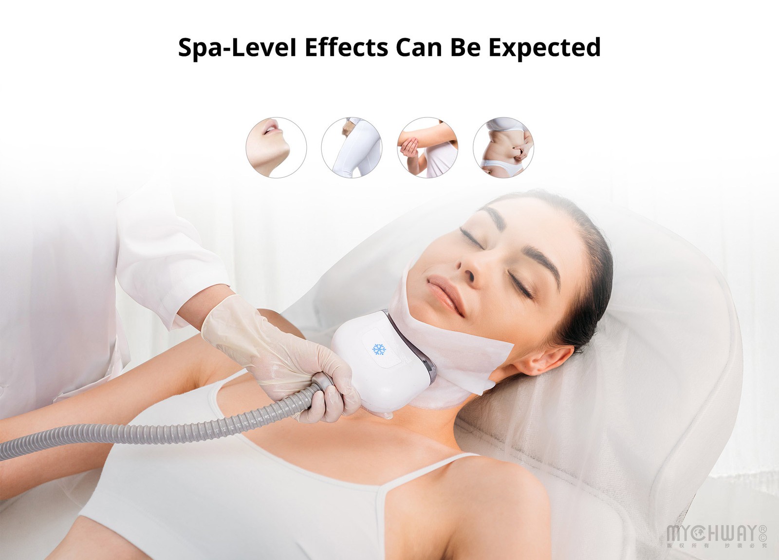 3 Handles Freezing Jawline Building Cool Therapy Body Massager Beauty Machine US