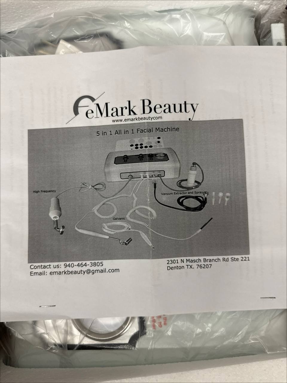 eMark Beauty Complete 6-in-1 Cavitation RF Vacuum Laser Slimming System