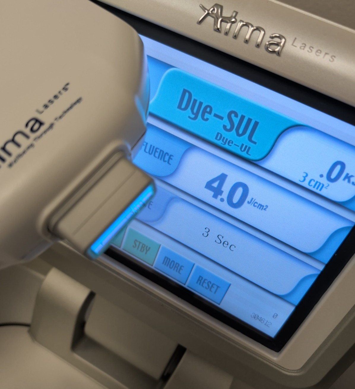 Alma Harmony XL 2015 with 540, Dye VL and I Pixel hand pieces