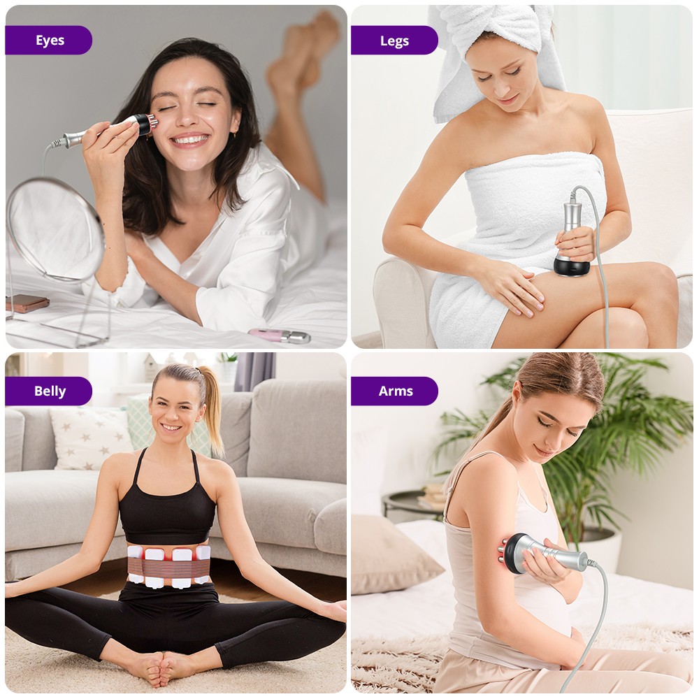 Elite 6 in 1 Beauty Machine for Body Massage Facial Skin Care Beauty Salon Home