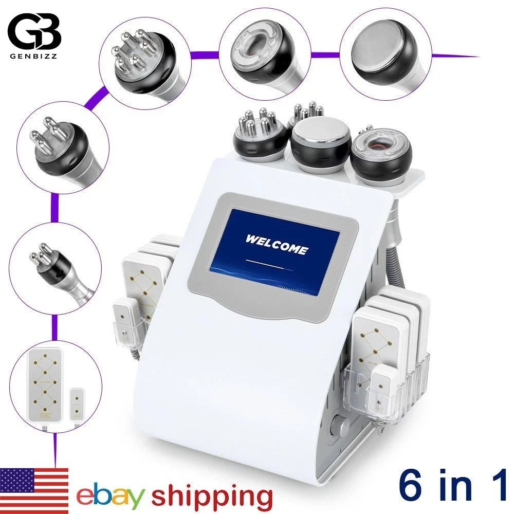 6 in 1 Beauty Machine Body Silhouette Enhancing Massager Improve Skin Firmness