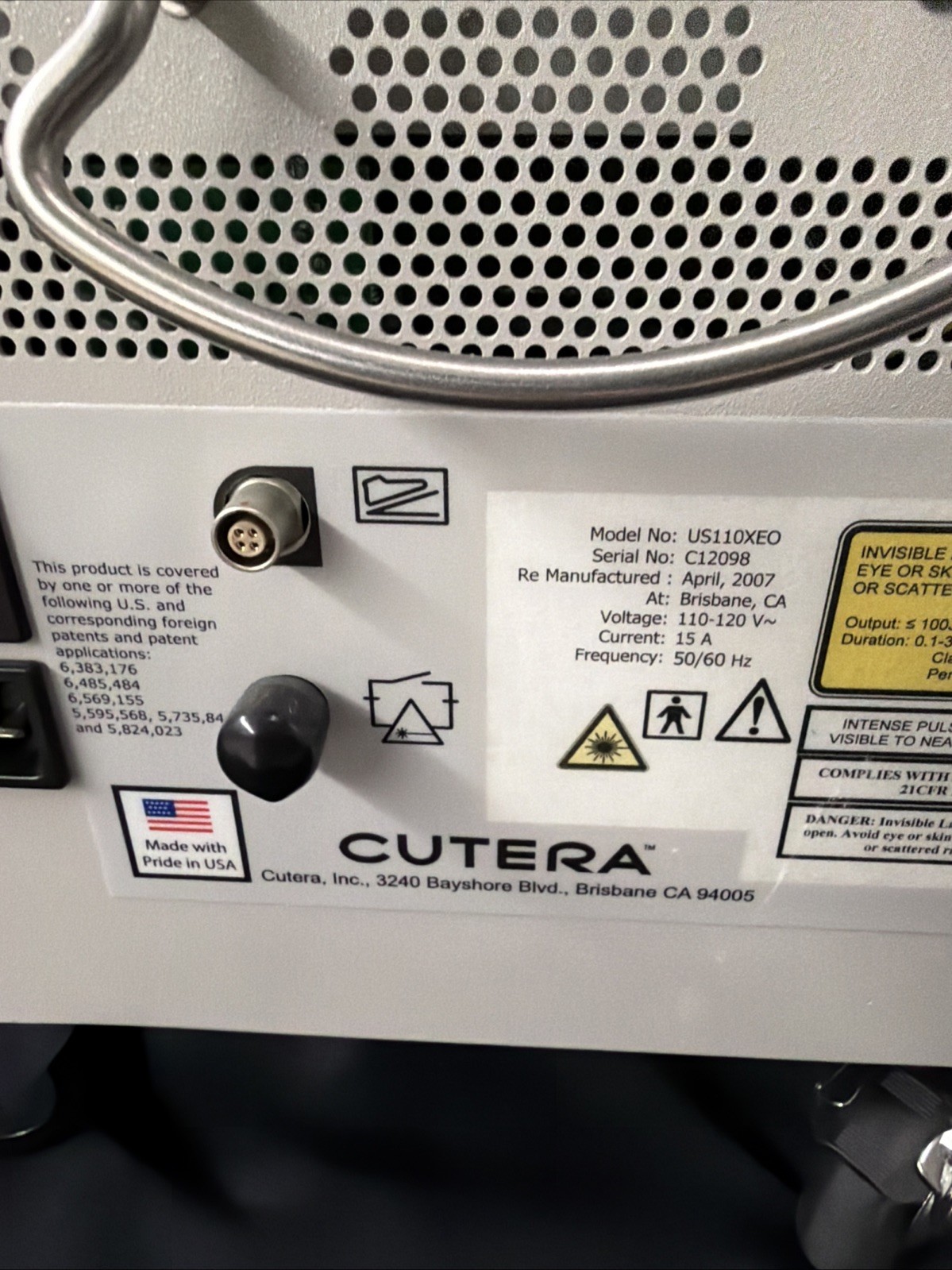 Cutera Xeo Laser with LimeLight & Pearl