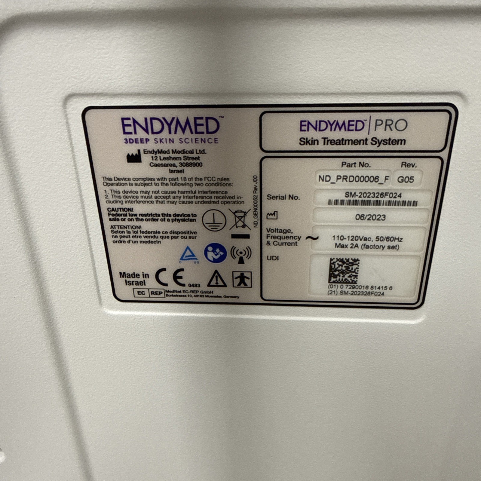 2023 Endymed Pro RF Microneedling, Body Contouring And Skin Tightening, Mint!