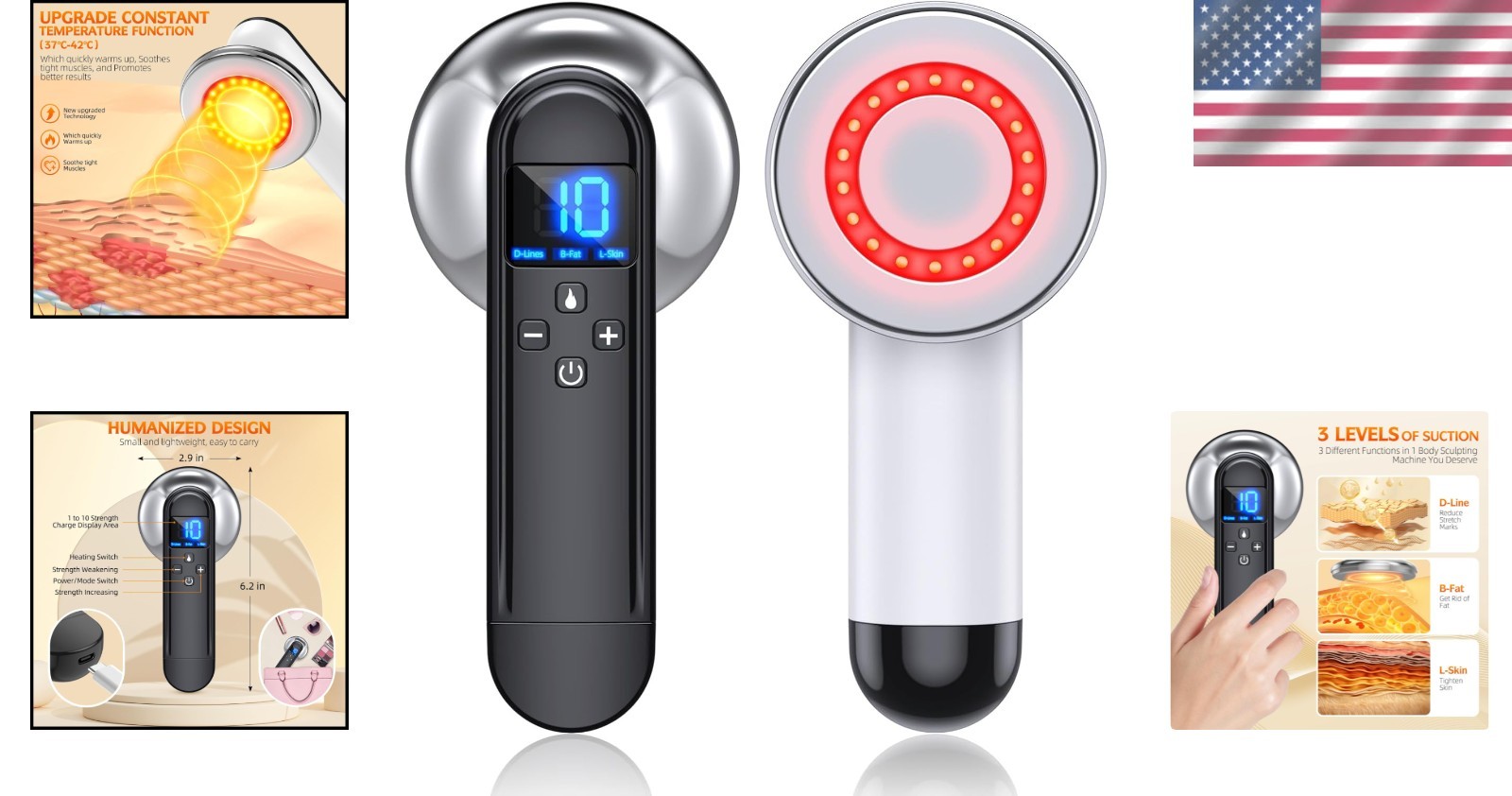 Cordless Cellulite Massager – Tighten Skin, Reduce Cellulite