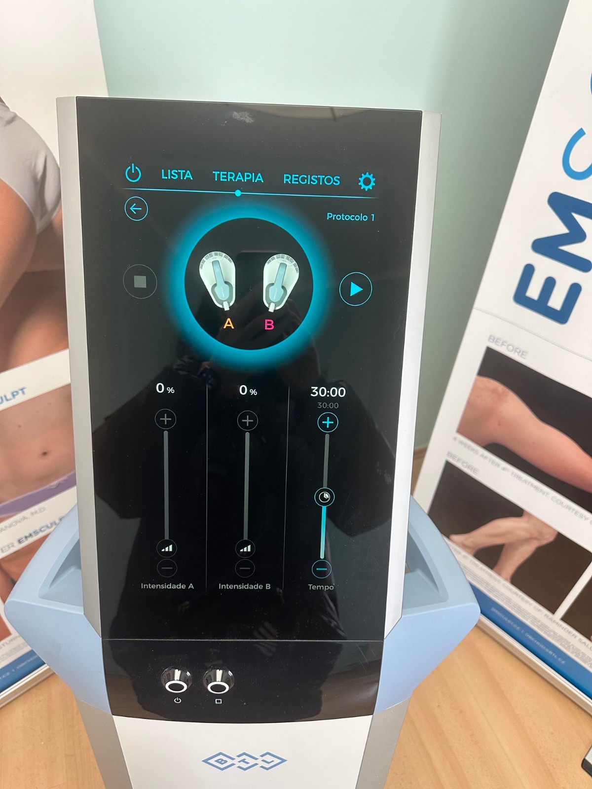BTL EMSCULPT 201 – Excellent Condition–Low usage- 2 Large +2 Small Applicators