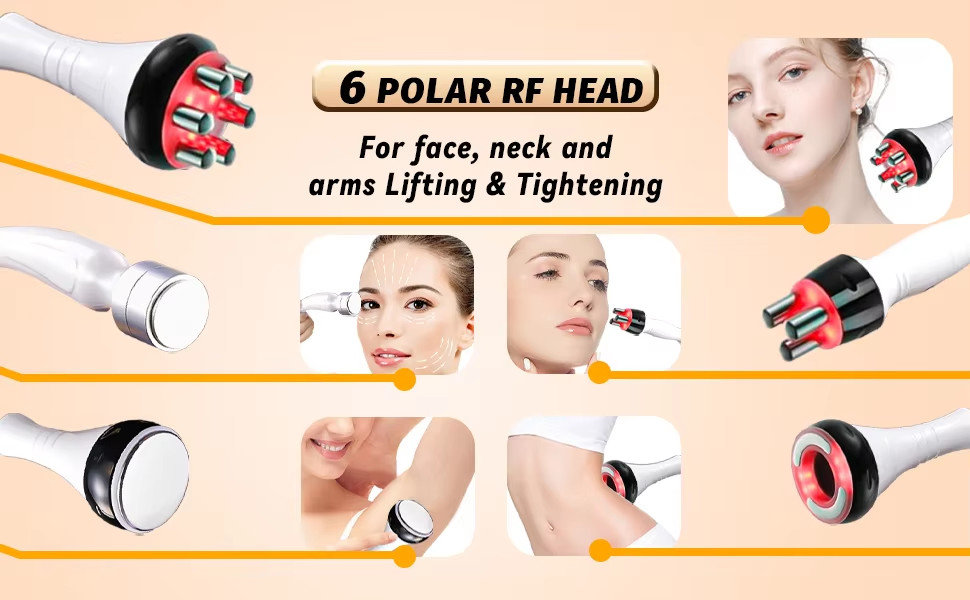 6 in 1 Beauty Machine for Body Massage Facial Skin Care Skin Lifting Home Use