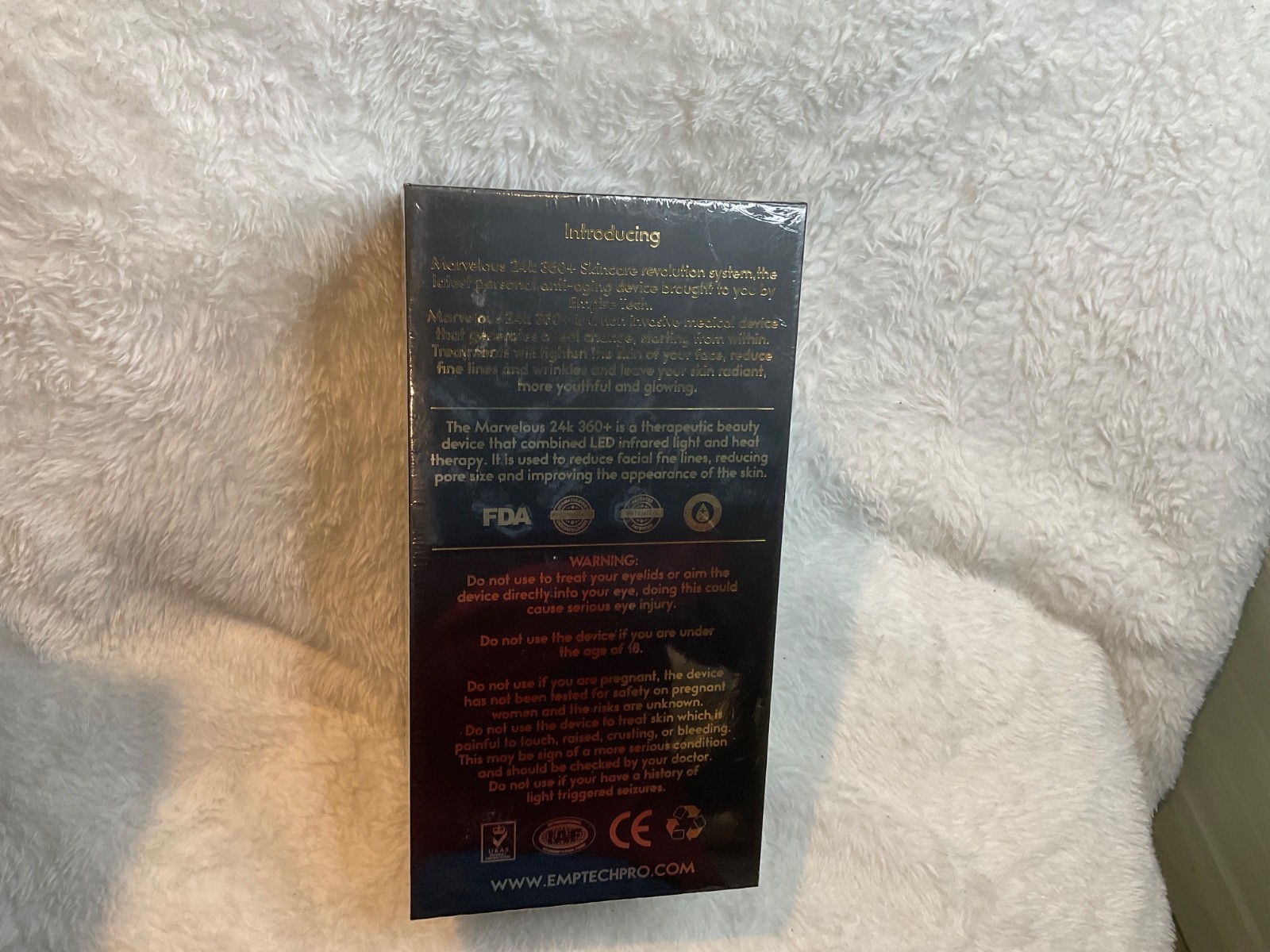 Empire Tech MARVELOUS 24K 360+ Revolution Anti-aging Authentic MRSP $12,950 C-5