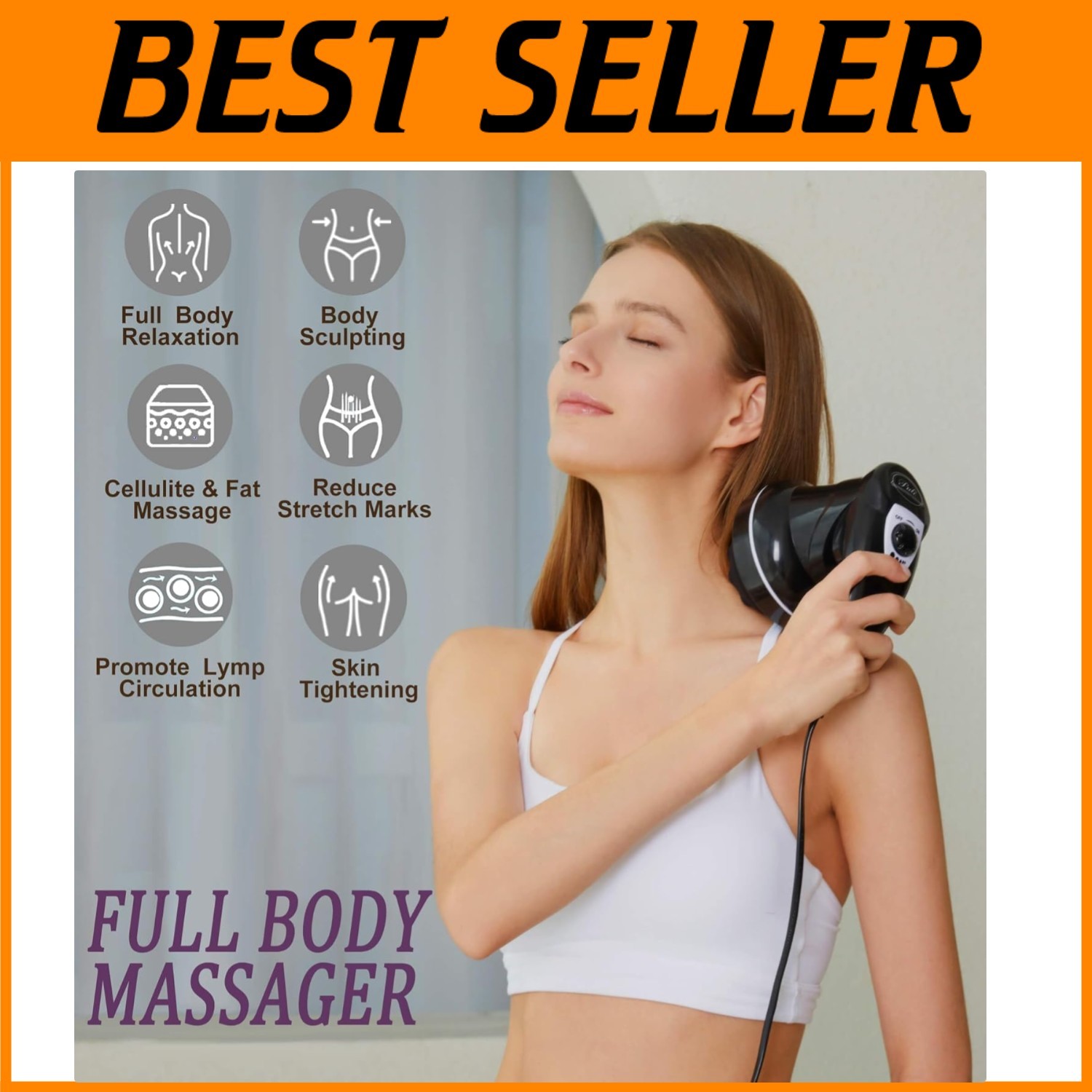 Lymphatic Drainage Device with Lipo Roller