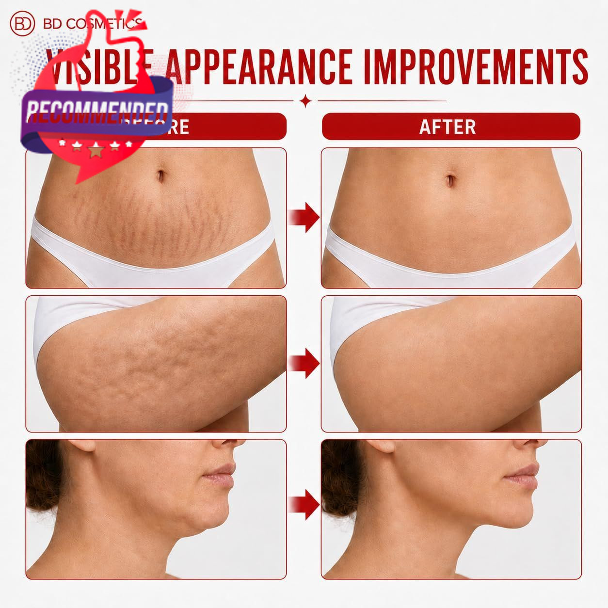 3-in-1 Body Sculpting Machine, Red Light Microcurrent & Vacuum Massage Beauty