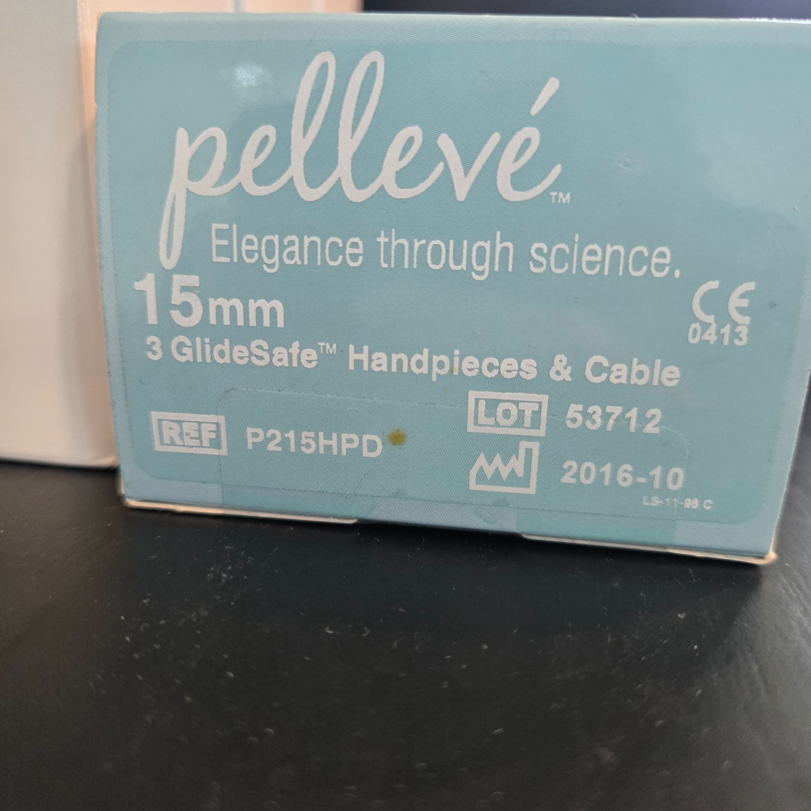 ONE New box Pelleve Glidesafe 15MM (3 Handpieces). One box, Read listing!