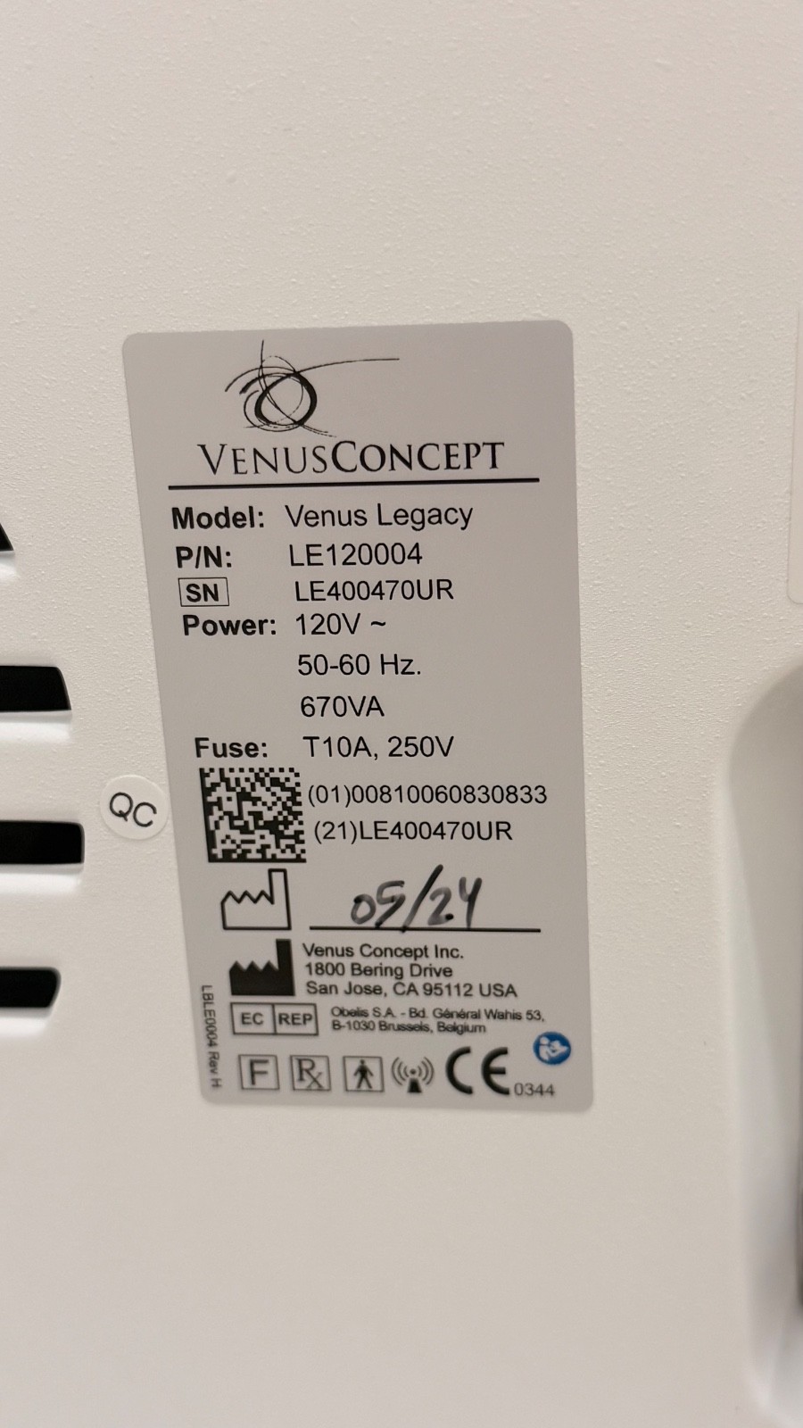 Venus Legacy 2024, One owner, Original Brand