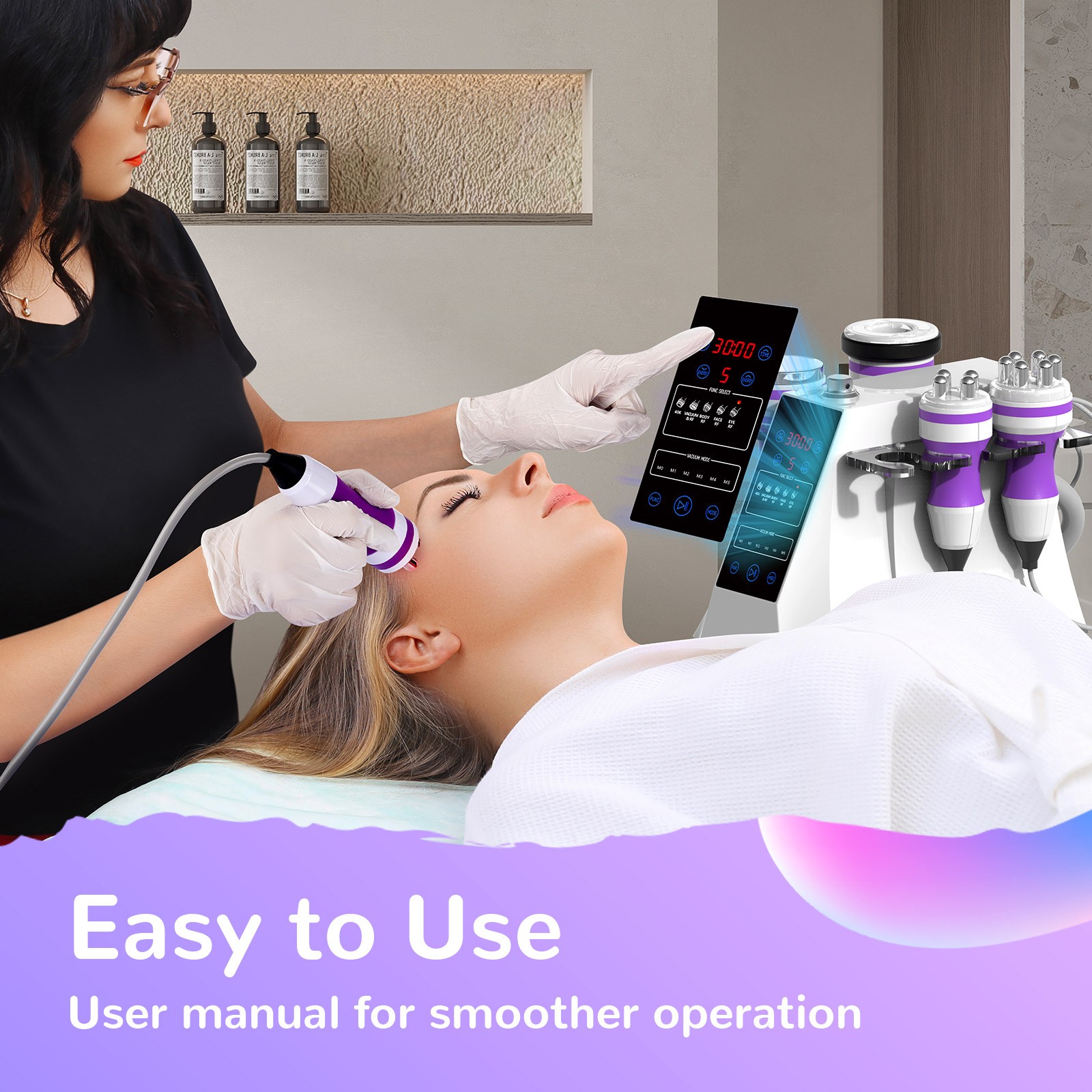 Elite 5 Probes Beauty Spa Machine for Improve Skin Elasticit & Snatched Waist