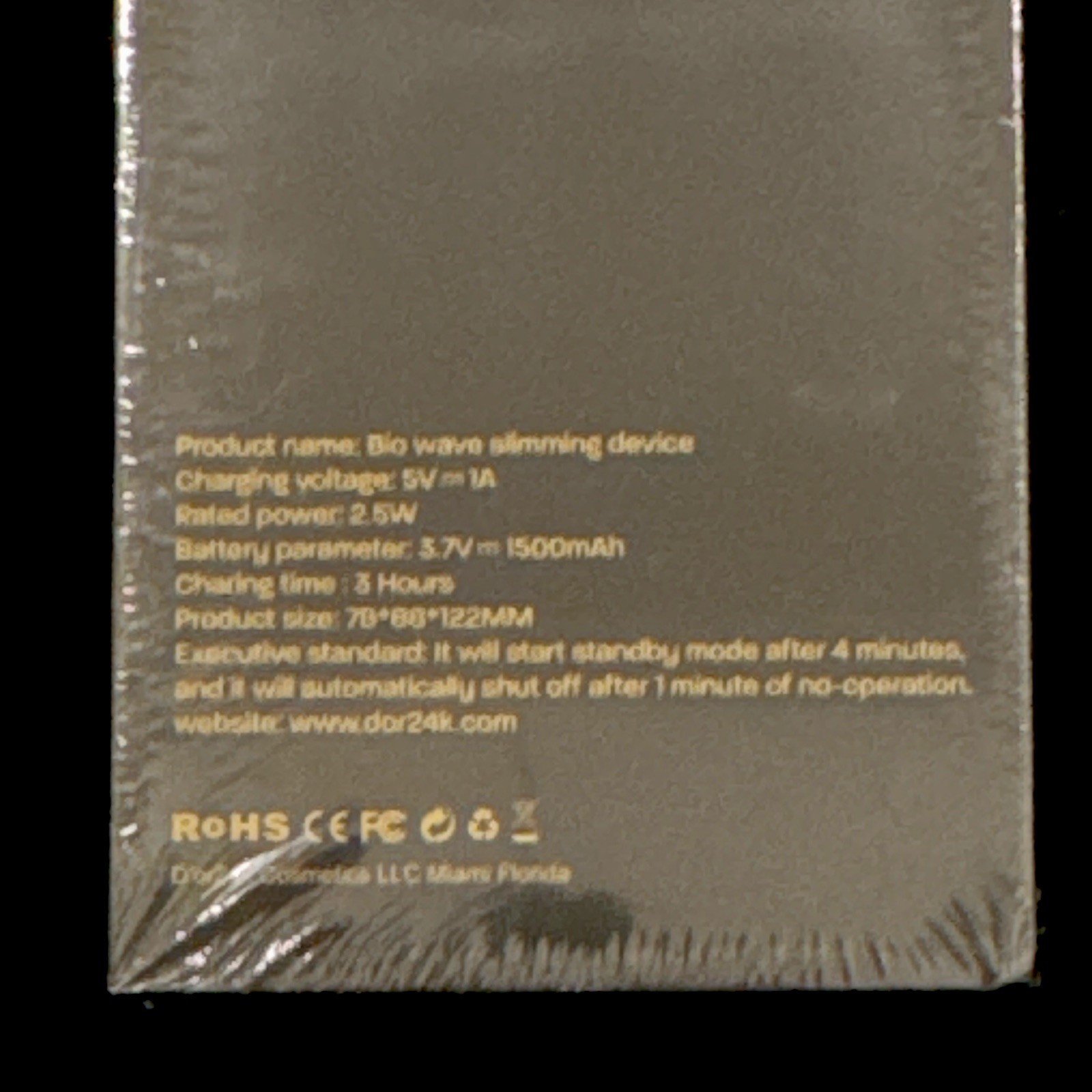 D’OR24K Prestige Bio Wave Slimming Device Tummy Tuck – New Sealed – EMS RF LED