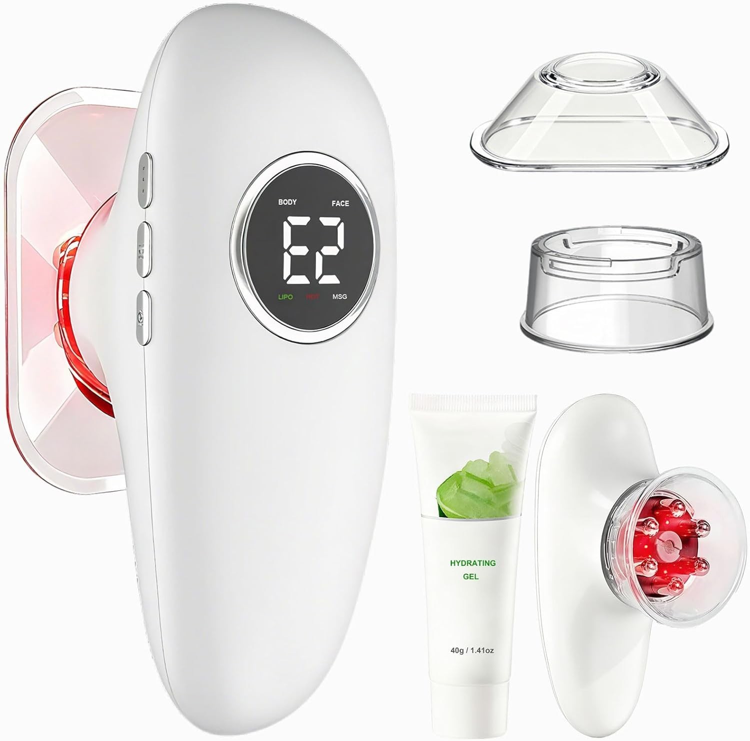 Cordless Cellulite Massage Tool – Adjustable Cupping Therapy for Home & Travel