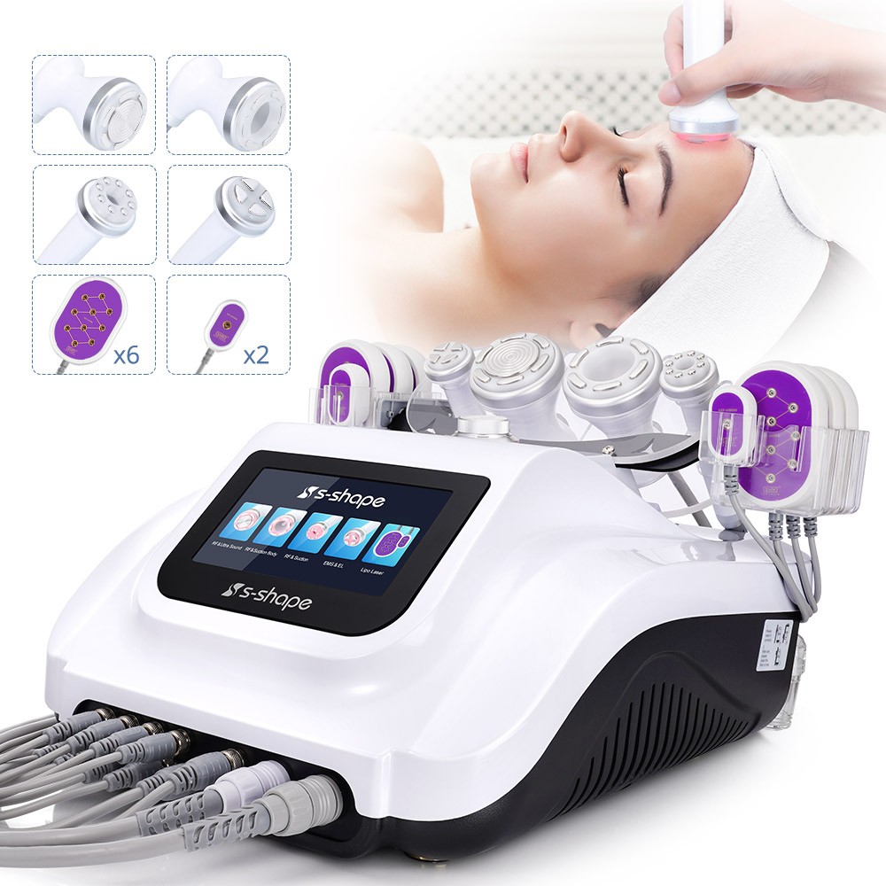 Premium 6 Attachments Beauty Machine for Improve Sagging Skin Targeted Body Zone