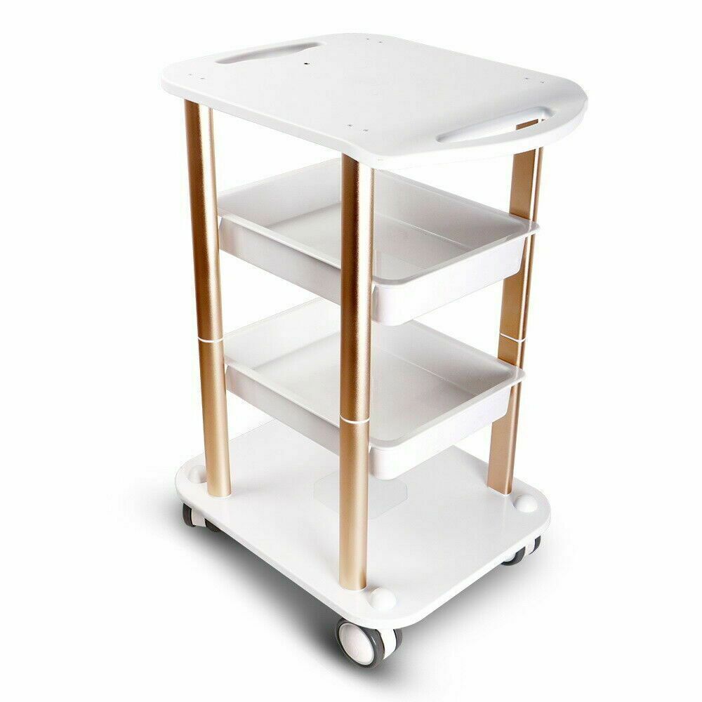 Instrument Rolling Cart For Cavitation Beauty Machine Salon SPA Trolley Stand US