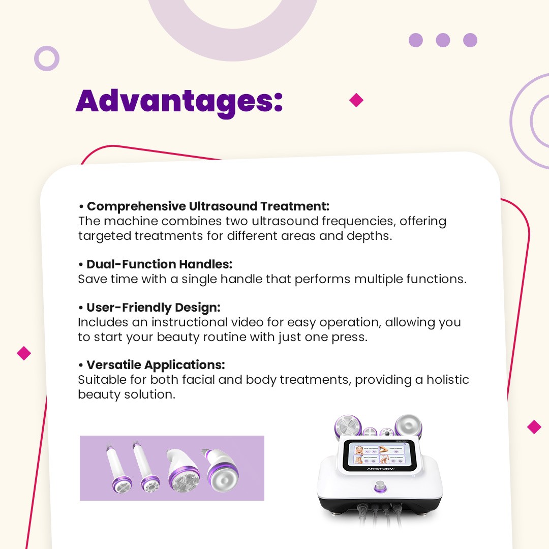 New 4 in 1 Beauty Machine for Body Massage Facial Skin Care Home Use Weig87