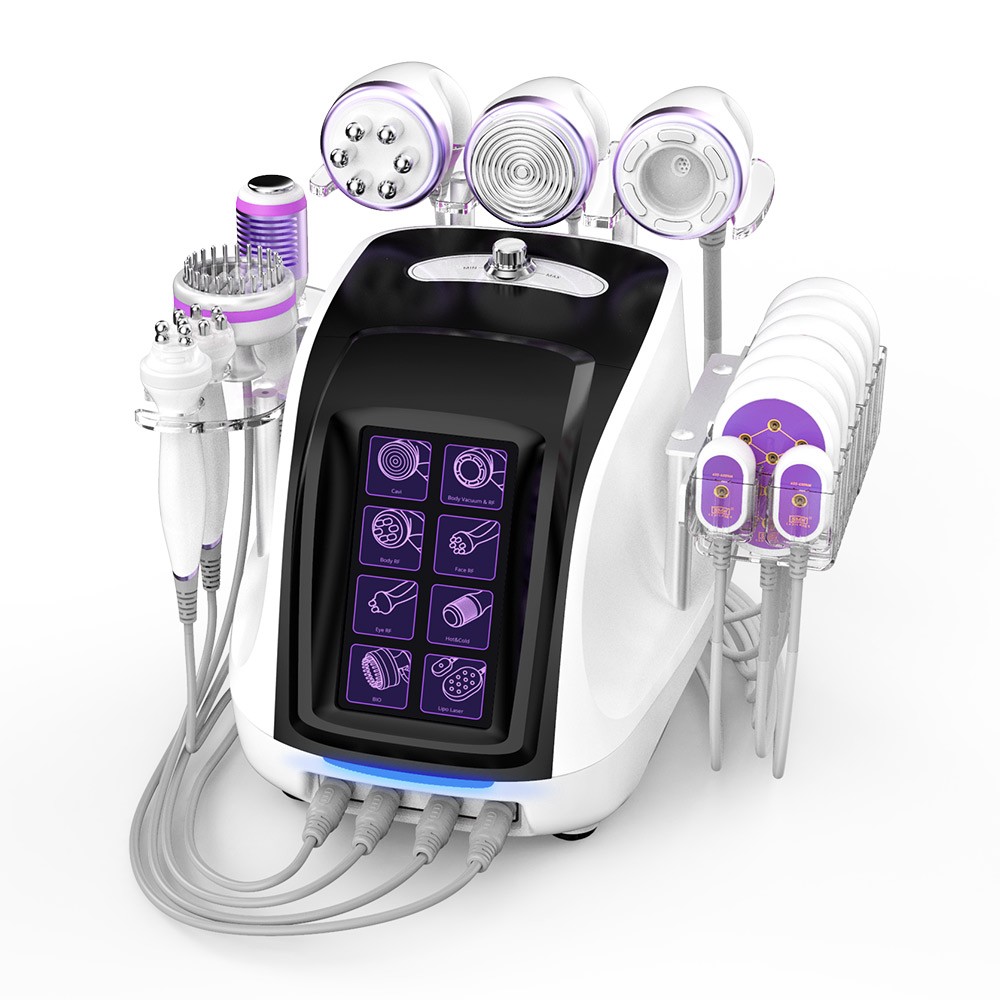 Opened Multifunction 9in1 Beauty Machine for Body Massage Facial Skin Care Salon